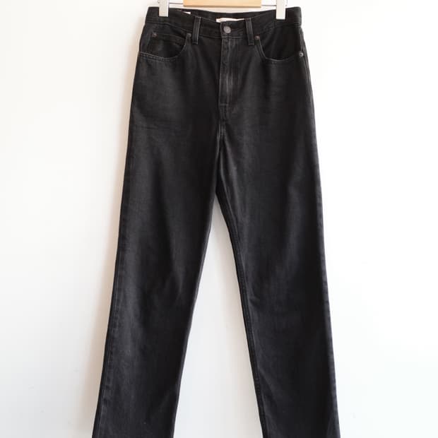Levis 리바이스 하이웨이스트 블랙진 (28인치)