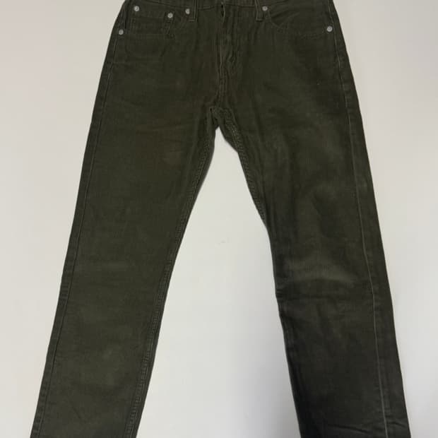 정품!! 여성 리바이스 502 코듀로이 팬츠 카키 29.9인치