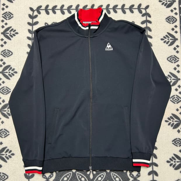 르꼬끄 스포르티브 블랙 집업 자켓