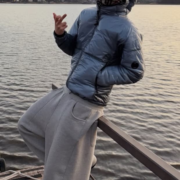 sweats collective 그레이 스웻팬츠