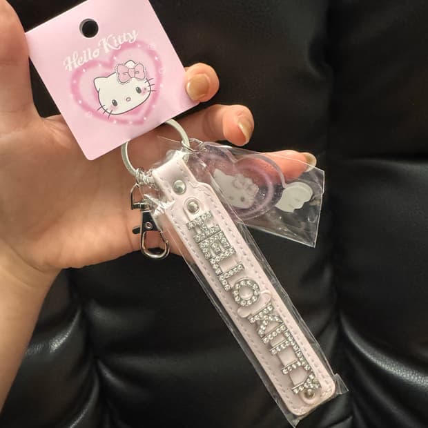산리오 키티 큐빅 천사홀더 미개봉