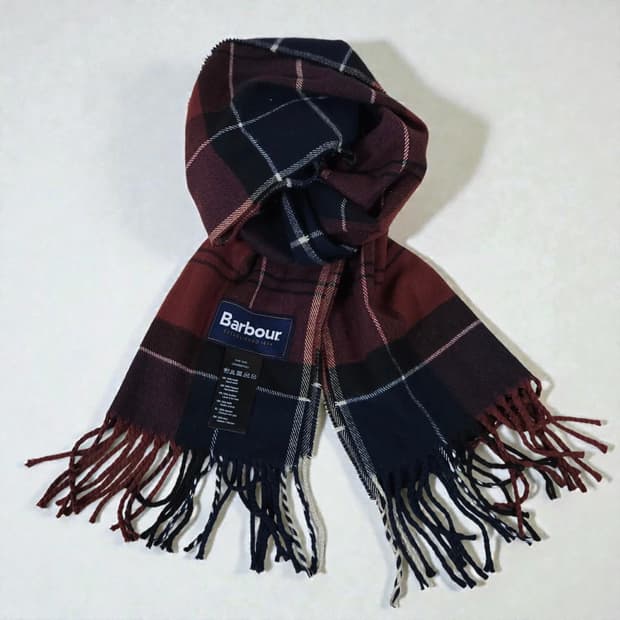 Barbour 바버 갈링게일 타탄체크 머플러 목도리