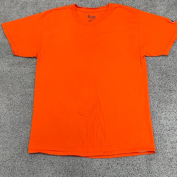 (M) 챔피온 오렌지 반팔