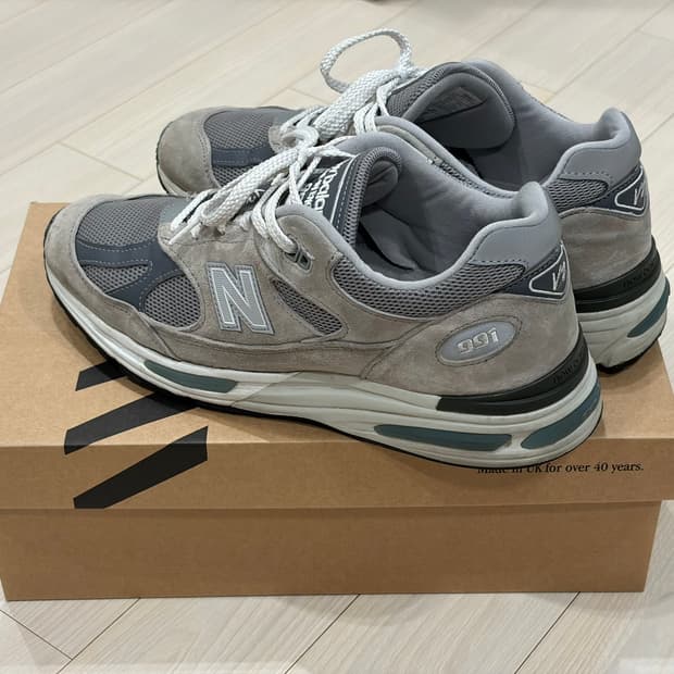 [USED][280] NEW BALANCE 991v2 GREY