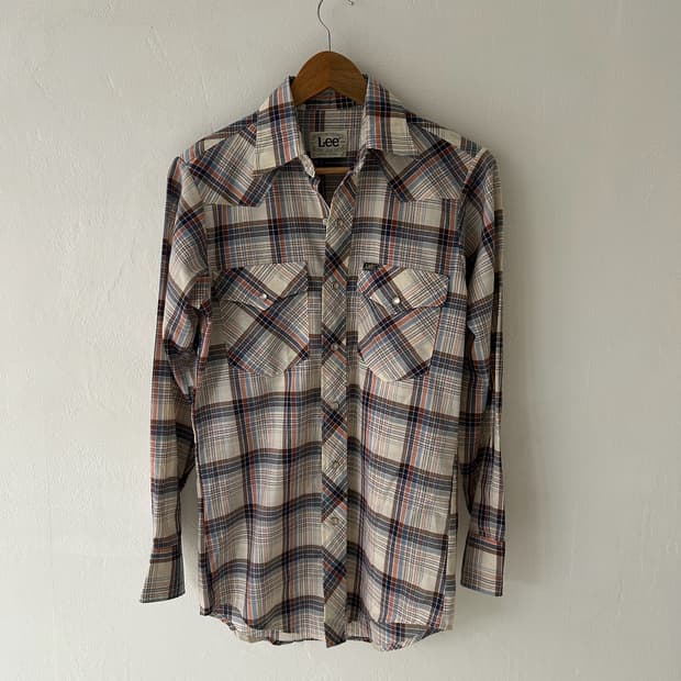 70's vtg USA Lee  Western shirt.