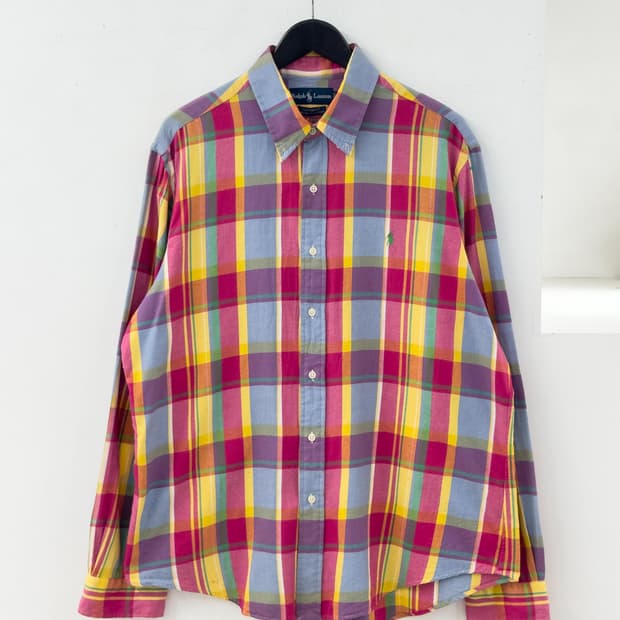 폴로 랄프로렌 마드라스 체크셔츠