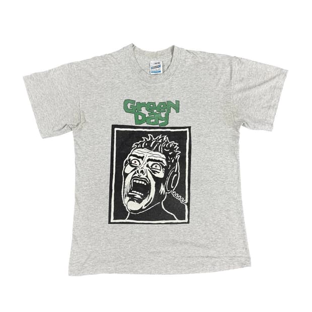 빈티지 90s Green Day 그린데이 밴드 티셔츠