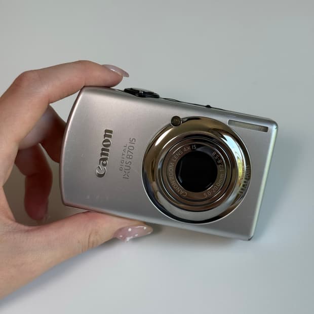 캐논 IXUS 870 IS 실버 디지털 카메라