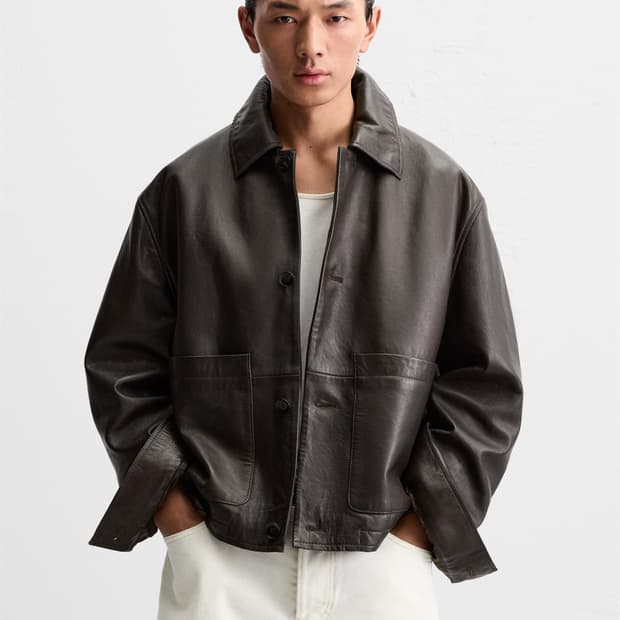 Zara 자라 램스킨 포켓 자켓 XL