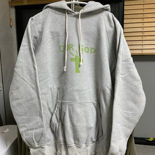 DUBBLE WORKS 후디 멜란지그레이 (더블엑스라지)