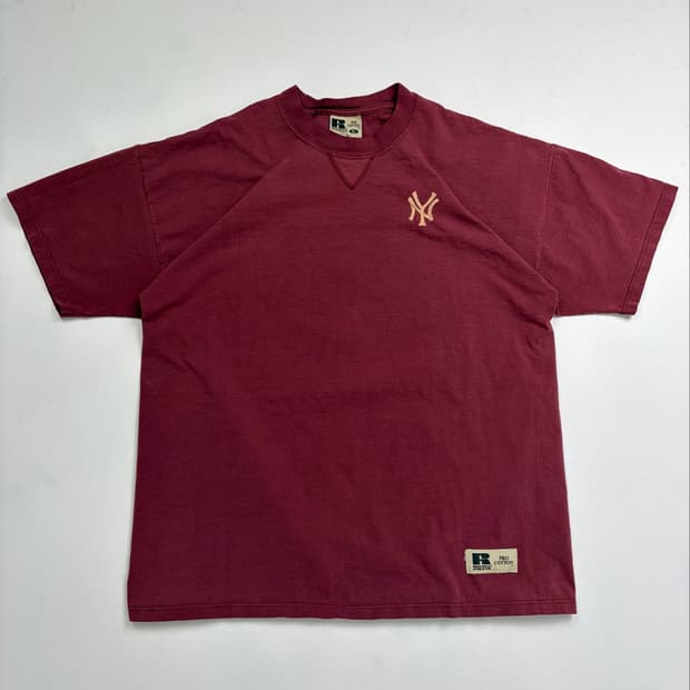 90s Russell New York Yankees Tee
