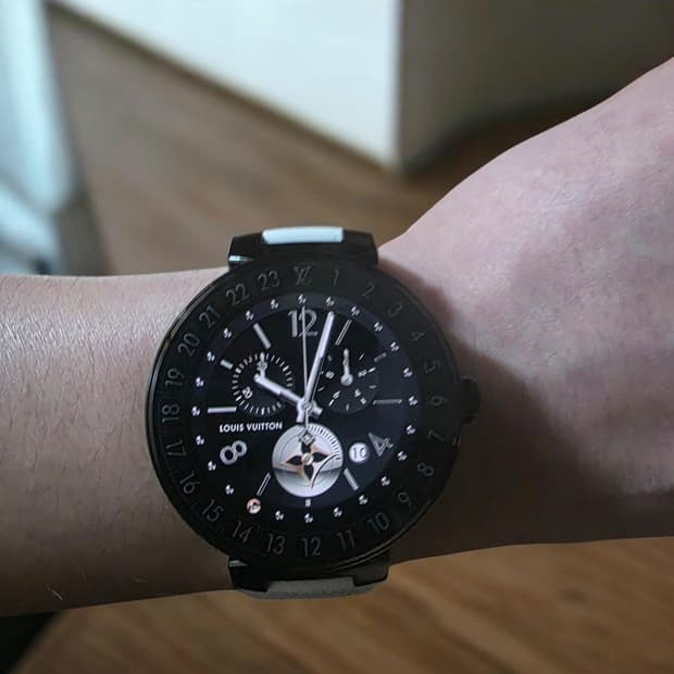 정품 루이비통 땅부르 호라이즌스마트워치v1