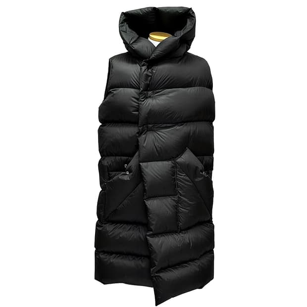 릭오웬스 퀼팅 롱 패딩 조끼 ( 95~100 )