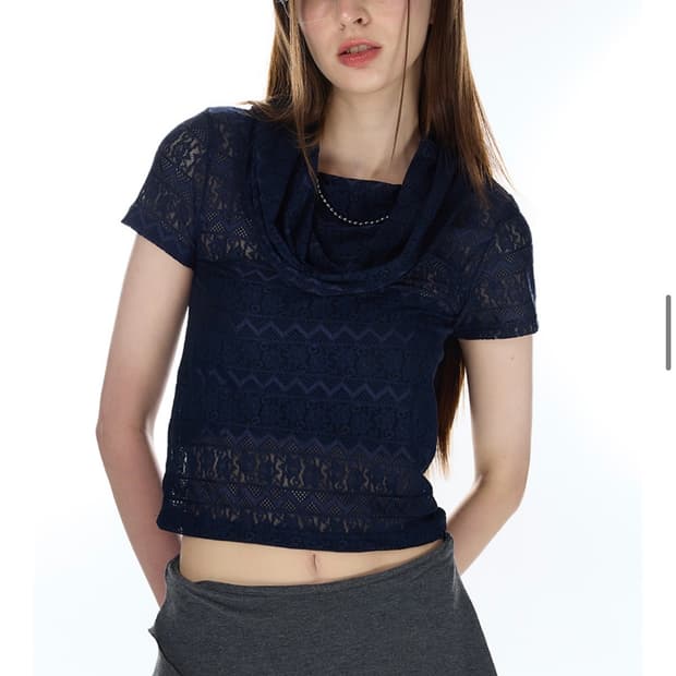라티젠 레이스 티셔츠(네이비)