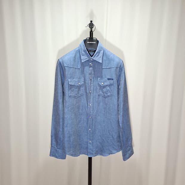 (새제품) 돌체앤가바나 웨스턴 셔츠 M B765