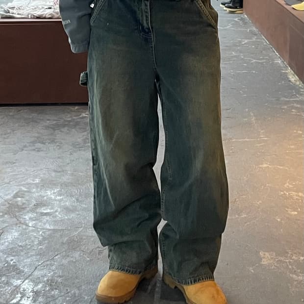 디스펑트 워싱 카펜터 데님 팬츠 H1548