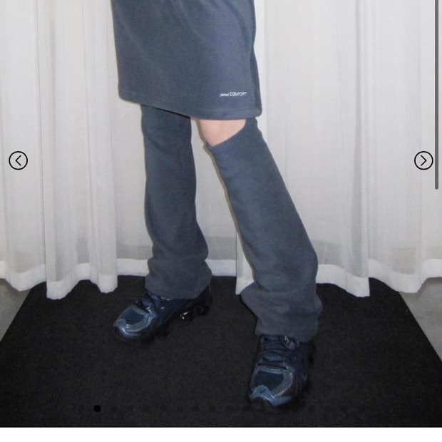 지초이 플리스 스커트 팬츠 24-006 FLEECE SKIRT PANTS