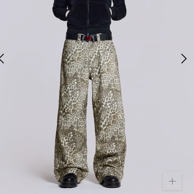 Jeded london leopard Fade jeans W34 (구함)