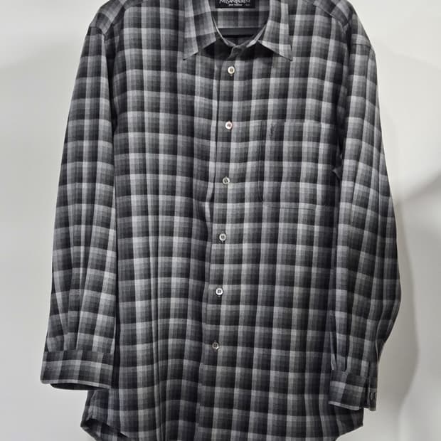 입생로랑(Yves Saint Laurent)의 빈티지 체크 셔츠