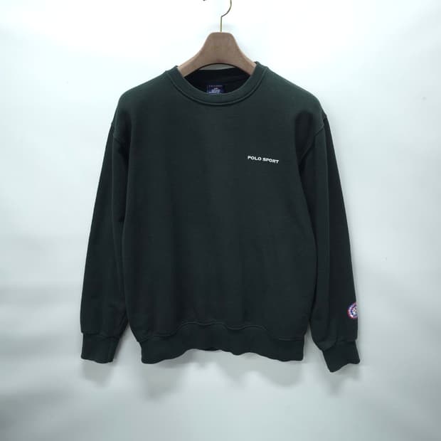 폴로 스포츠 그린 맨투맨