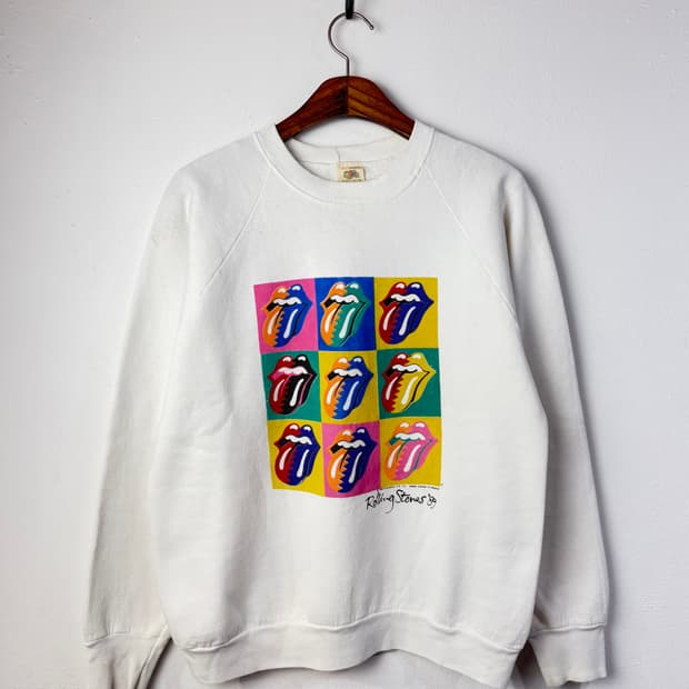 롤링스톤즈 1989 북미 투어 스웻셔츠 (MADE IN USA)