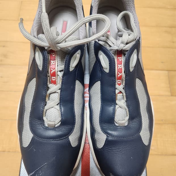 프라다 아메리카컵 네이비(급처)