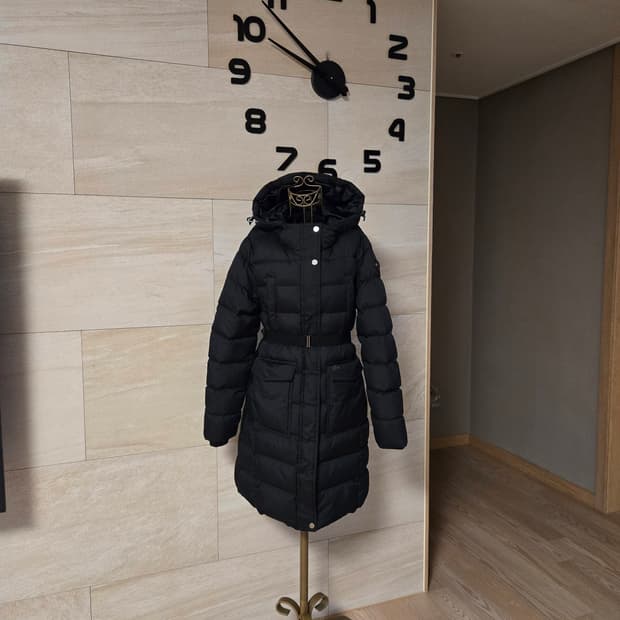 [90] DAKS 닥스 밸트 여성 구스 롱패딩