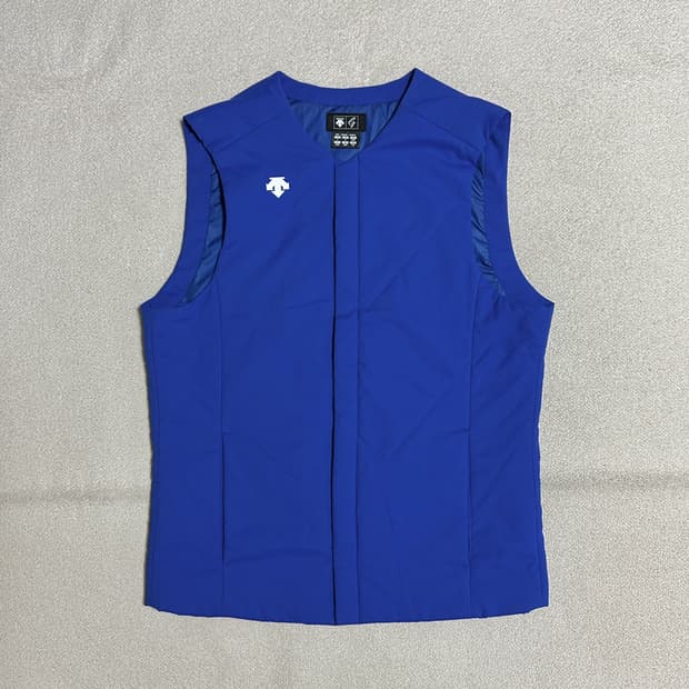 데상트골프 우븐 베스트