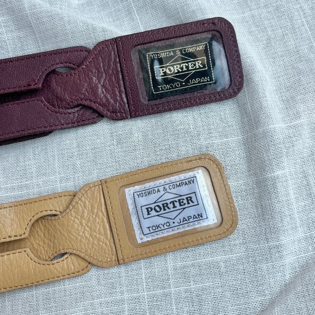 Porter 포터 러기지 태그 버건디