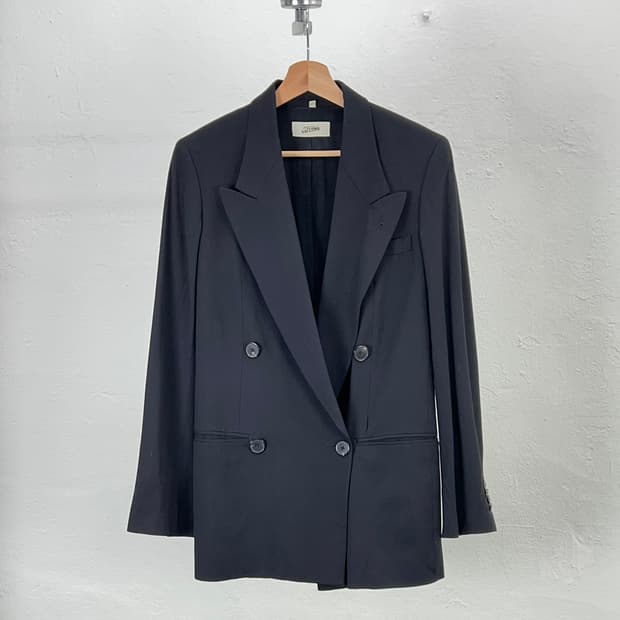 장 폴 고티에 블랙 립스 더블 2b 브레스티드 블레이저