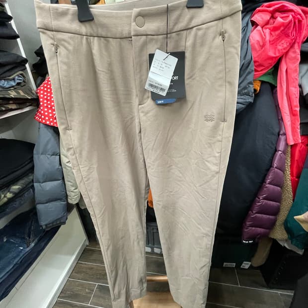 코오롱 여자바지 기모 새상품 70사이즈