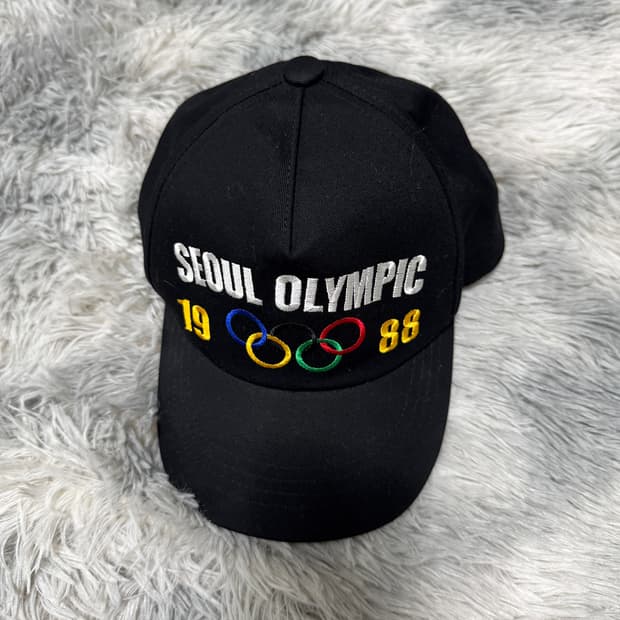 서울올림픽 오버핏 볼캡 