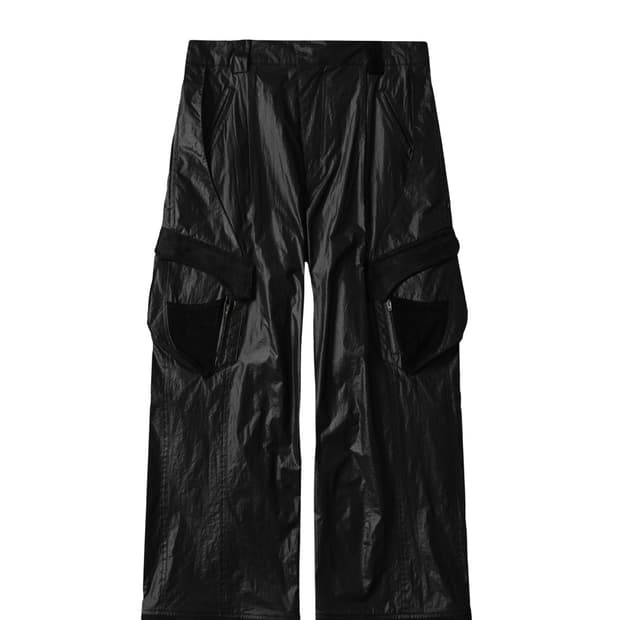 EP.7 04 TROUSERS COLOR : GLOSSY BLACK