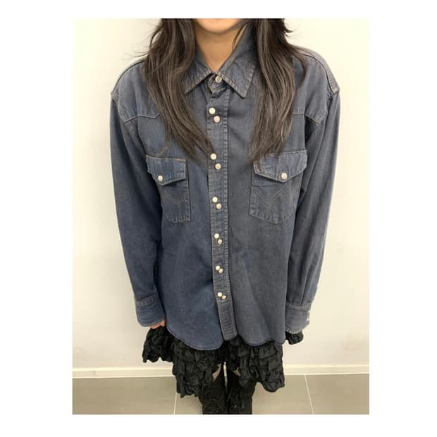 세븐바이세븐 웨스턴 데님 셔츠