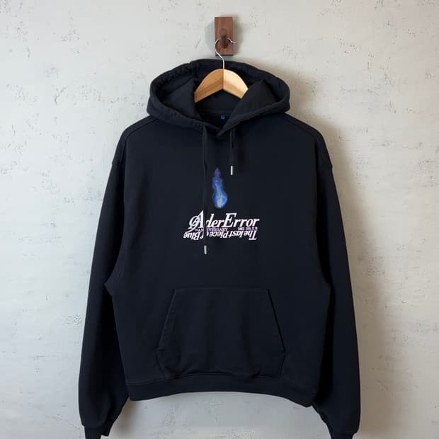 아더에러 9주년 og 9th 후드티 블랙