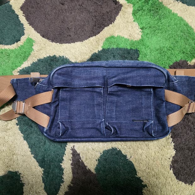 [OS] 베이프 X 포터 인디고 데님 탱커백