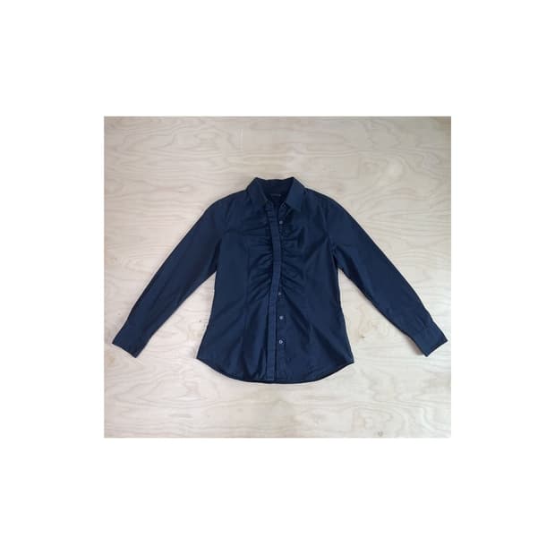 빈티지 유니클로 블랙 셔링 셔츠