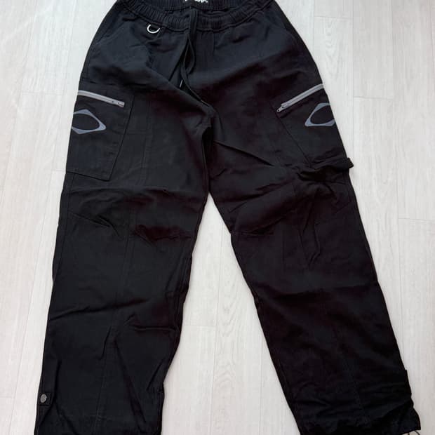 미스치프 드로우스트링 팬츠 블랙 s사이즈