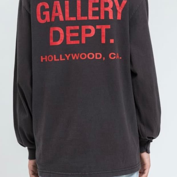 (S) 갤러리 디파트먼트 롱슬리브 차콜