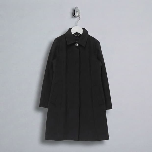 [23区] 블랙 캐시미어 코트