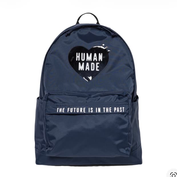 휴먼메이드 백팩 네이비