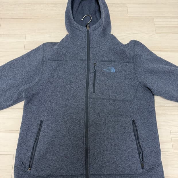 노스페이스 빈티지 남색 후드집업 XL