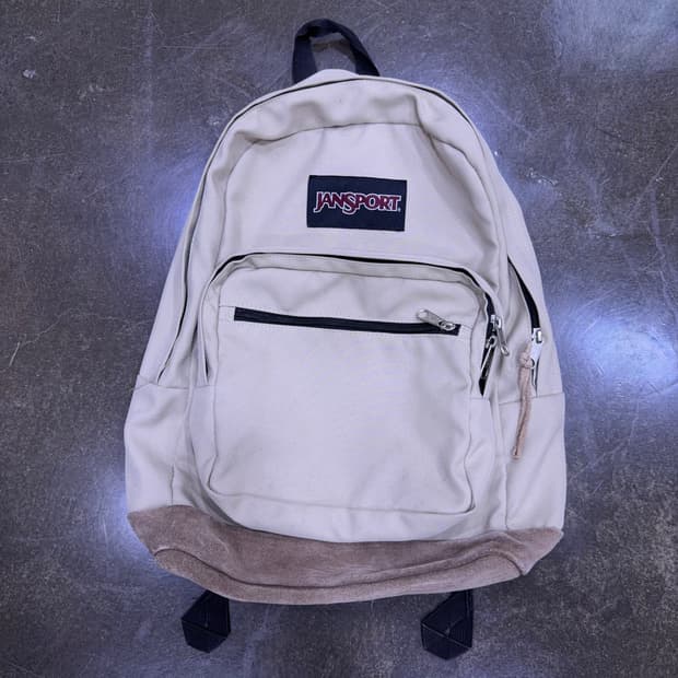 잔스포츠 라이트 백팩 스웨이드 베이지