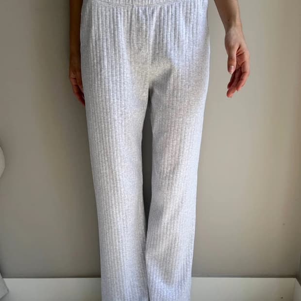 브랜디멜빌 그레이 키이라 하트 포인텔 아일렛 바지