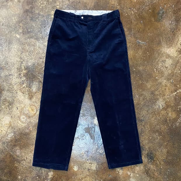 (32) 예스터데이투모로우 네이비 코듀로이 팬츠