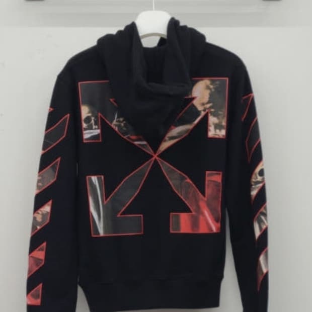 오프화이트 카라바조 후드티팝니다