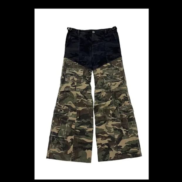 삽니다)q-a-p 밀리터리 디스 팬츠