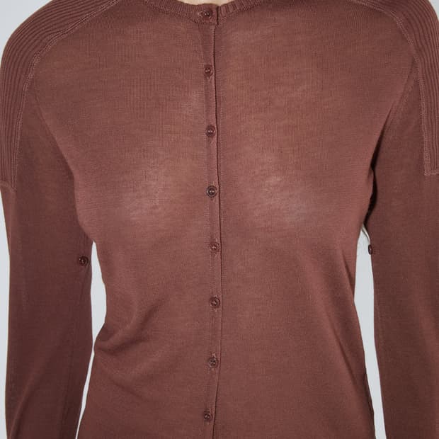 [XS,S,M]팔로마울 Mercuri Buttons 가디건/브라운