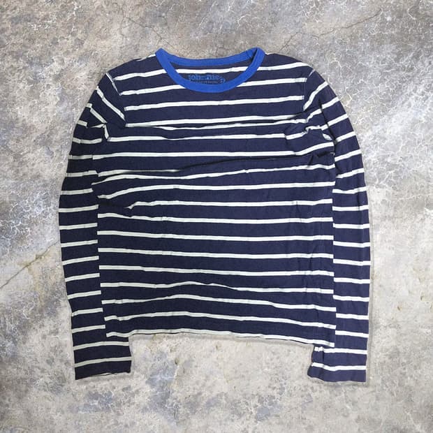 vintage navy striped longsleeve