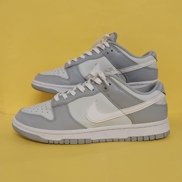 남성 나이키 덩크 로우 레트로 울프그레이 운동화 (260)